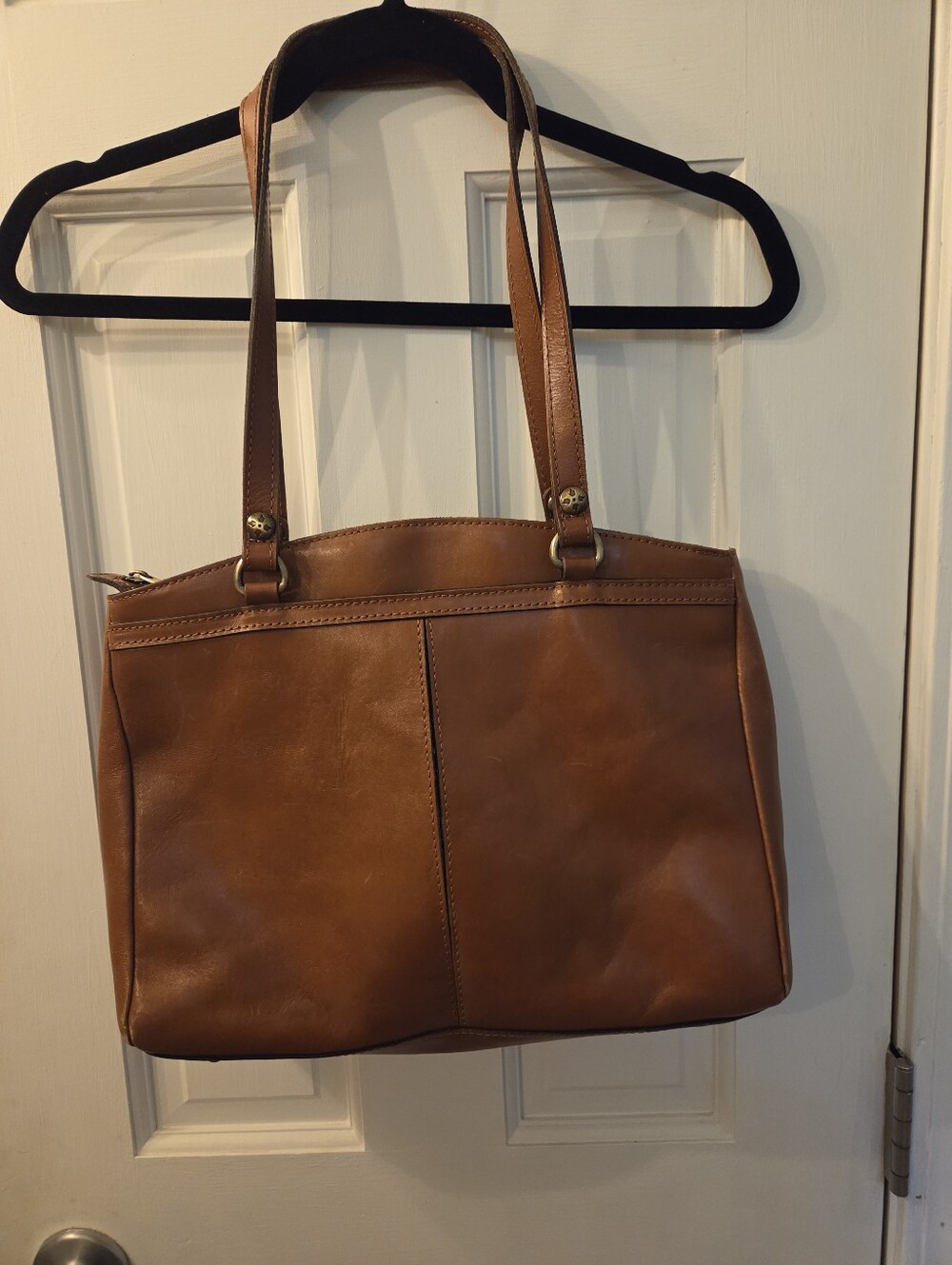 Patricia Nash Classic Brown Leather Tote Bag